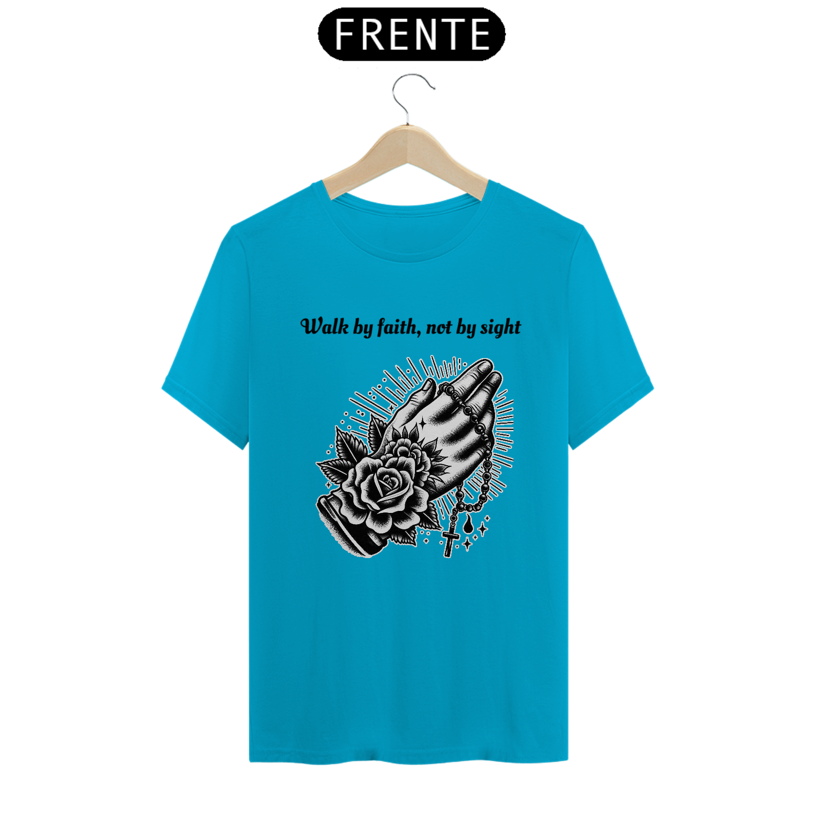 Camiseta mãos orando