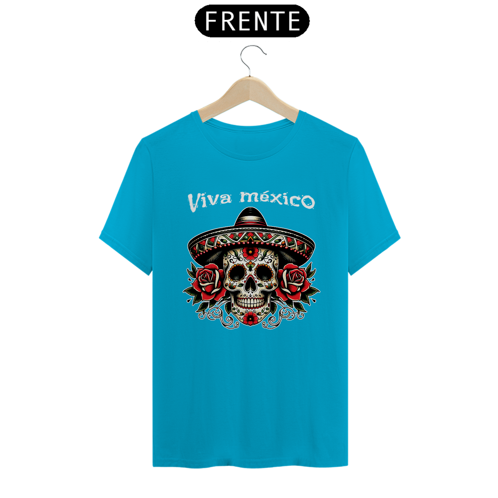 Camiseta Caveira Mexicana