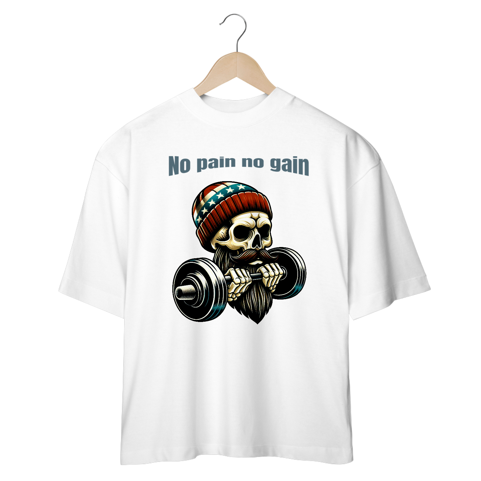 Camiseta Oversized Caveira