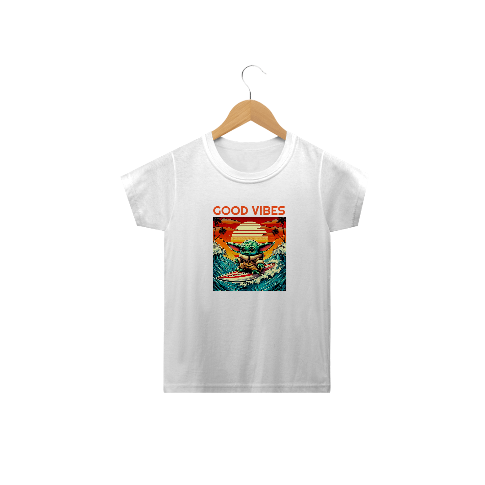 Camiseta Infantil Baby Yoda