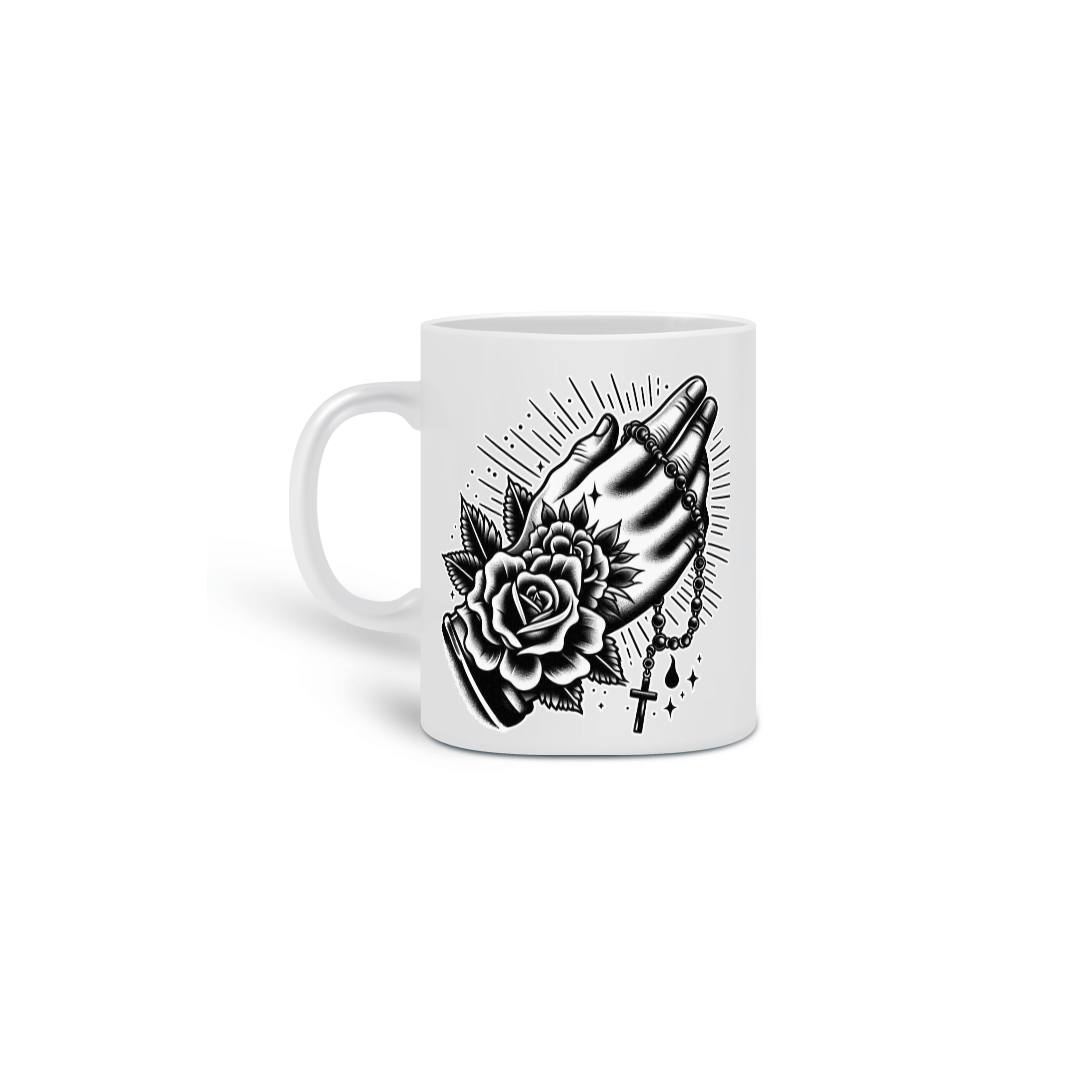 Caneca Mão orando