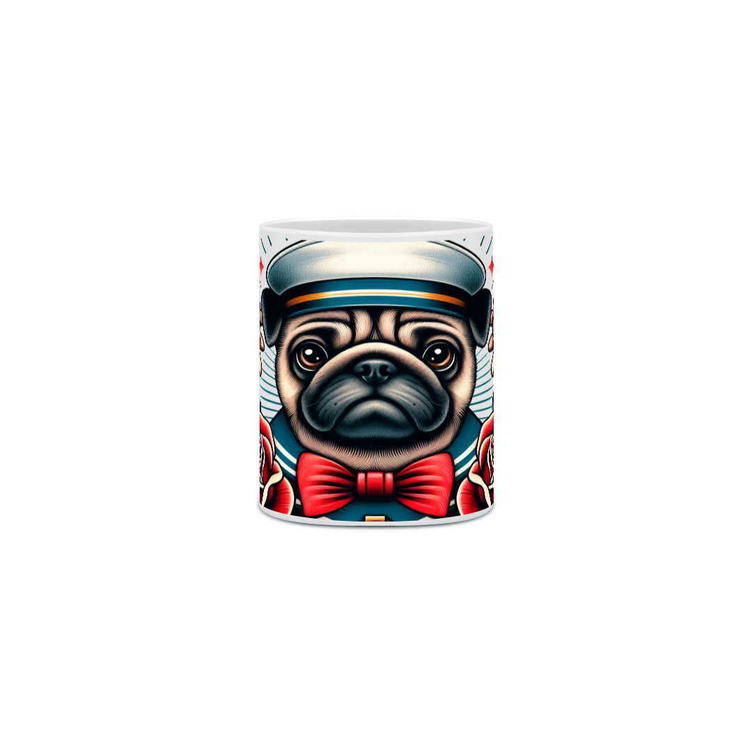 Caneca Pug Tattoo