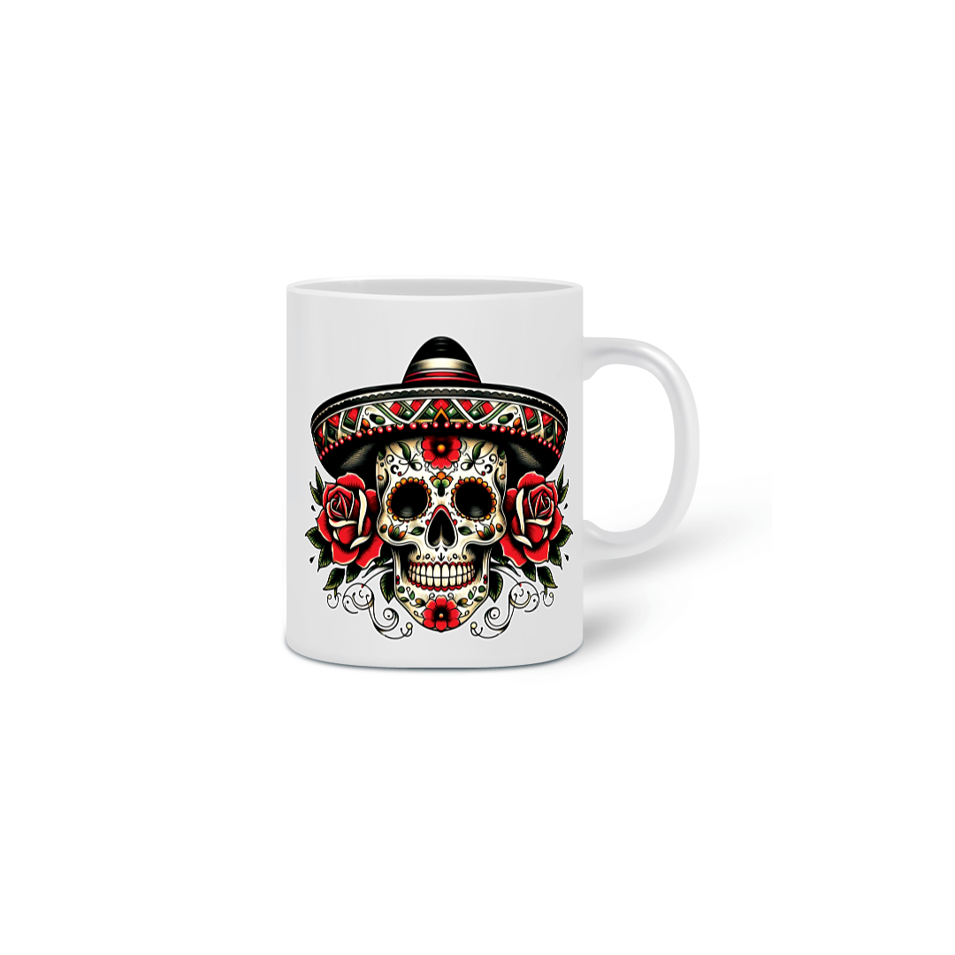 Caneca Caveira Mexicana
