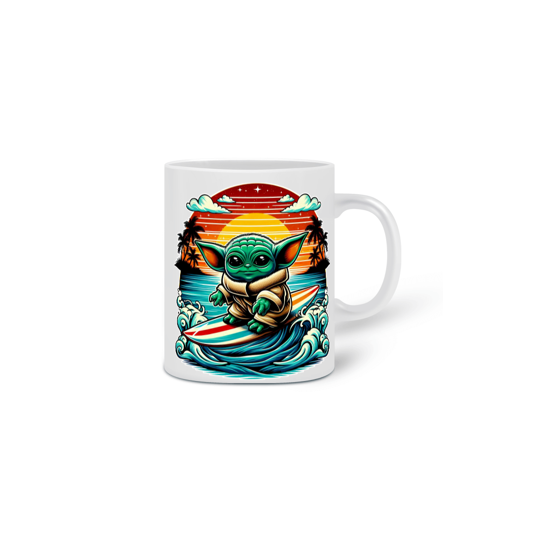 Caneca Baby Yoda