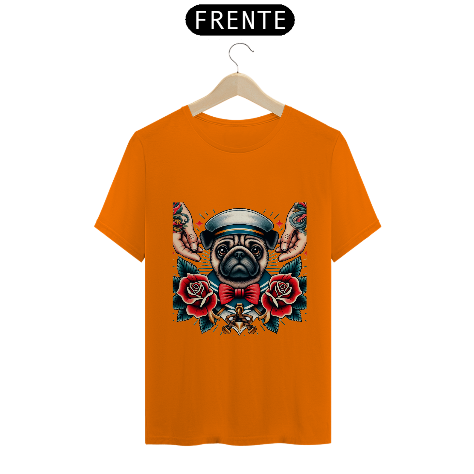 Camiseta Pug Tattoo