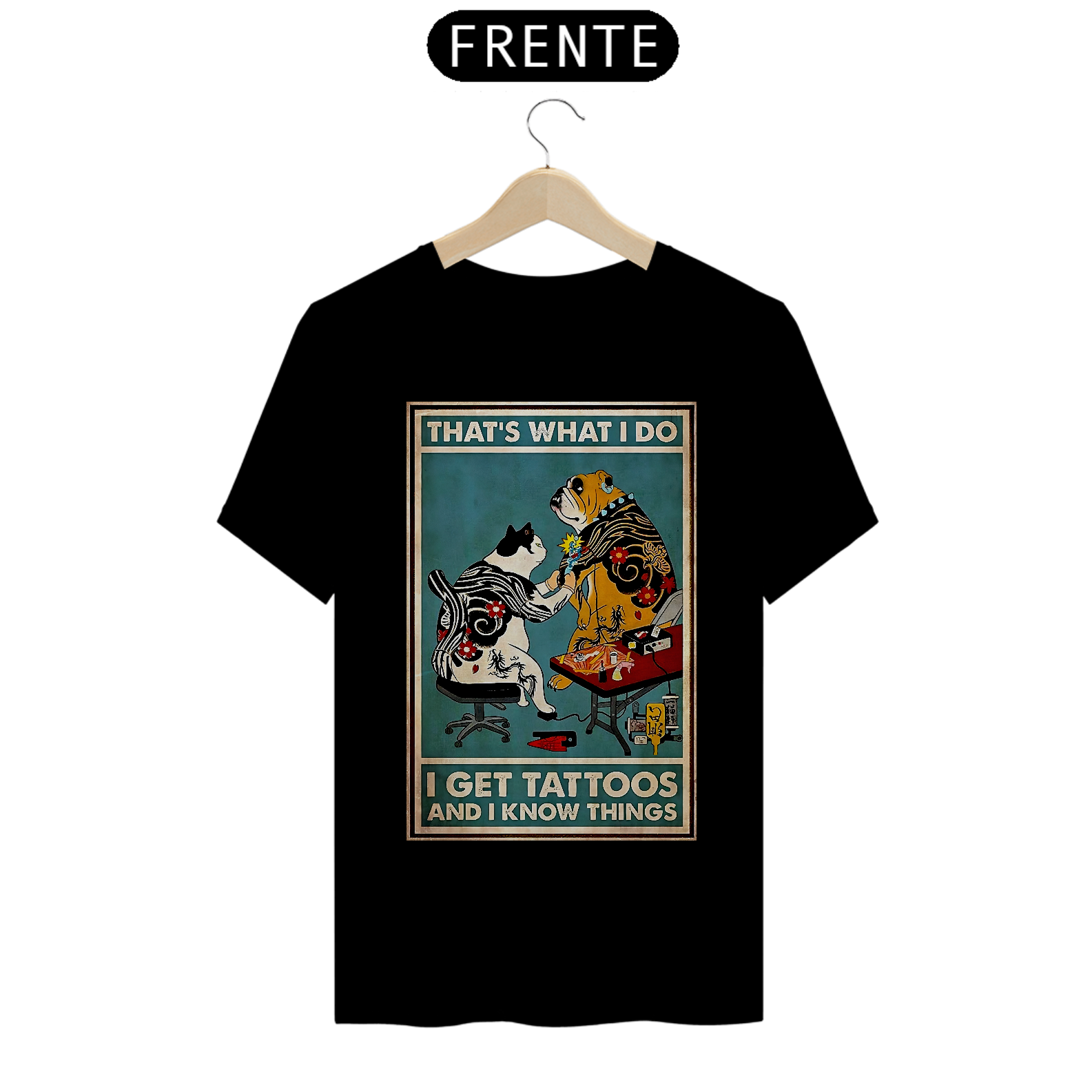 Camiseta Cat Tattoo Artist