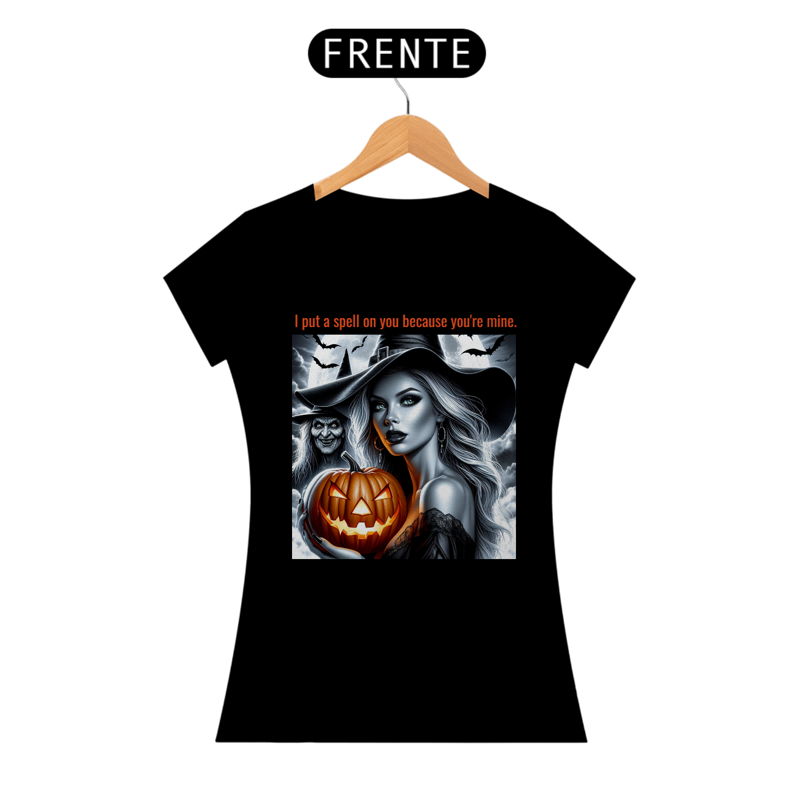 Baby Look Bruxa Halloween