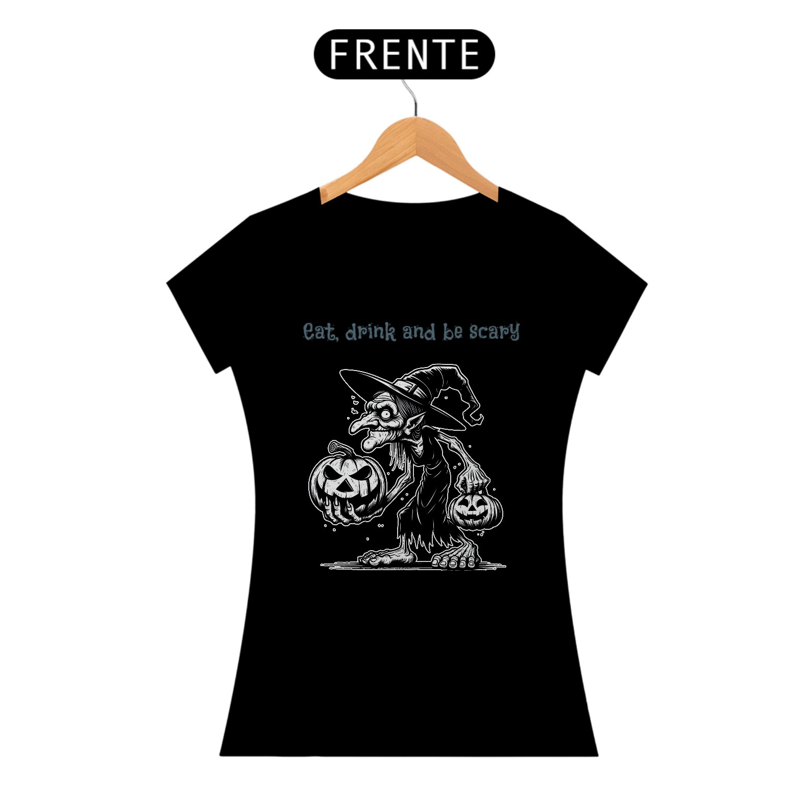 Baby Look Bruxa Halloween