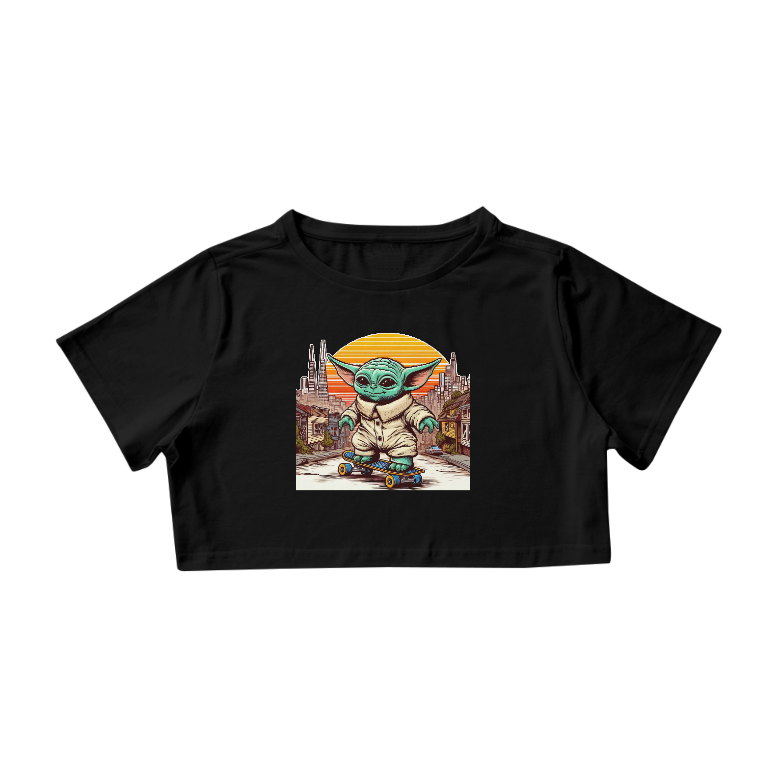 Cropped Baby Yoda