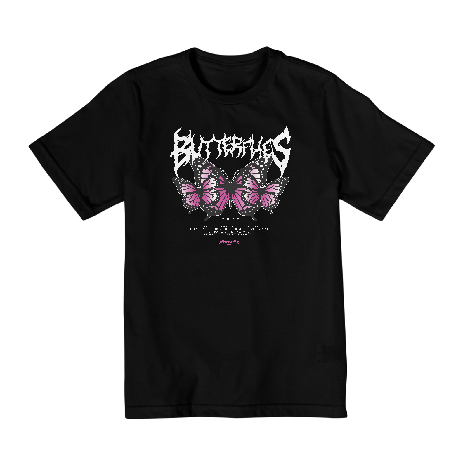 Camiseta Infantil 10 a 14 anos / Borboleta