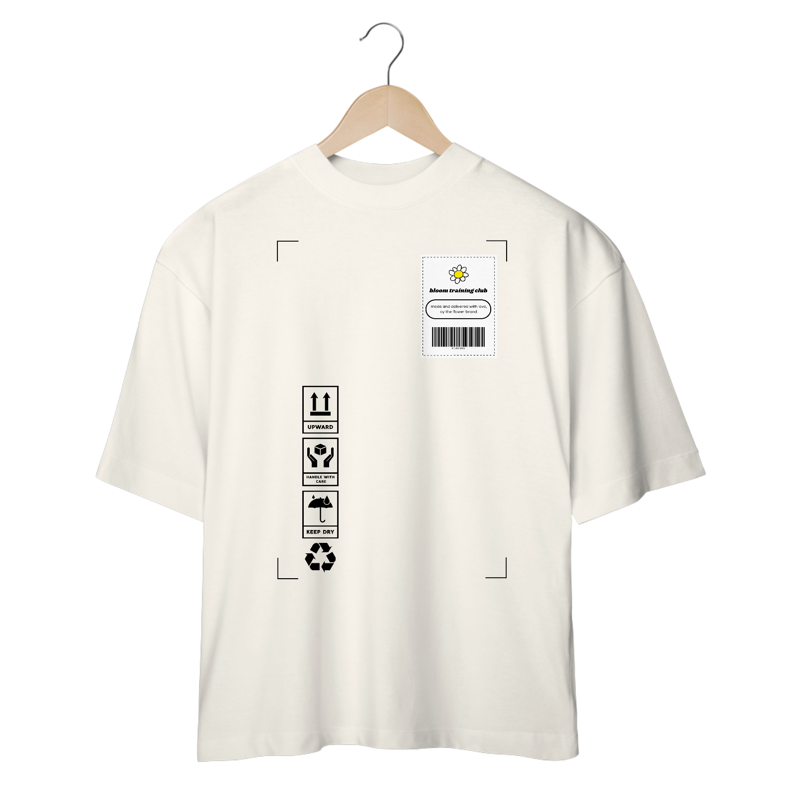 Camiseta Oversized bloom 