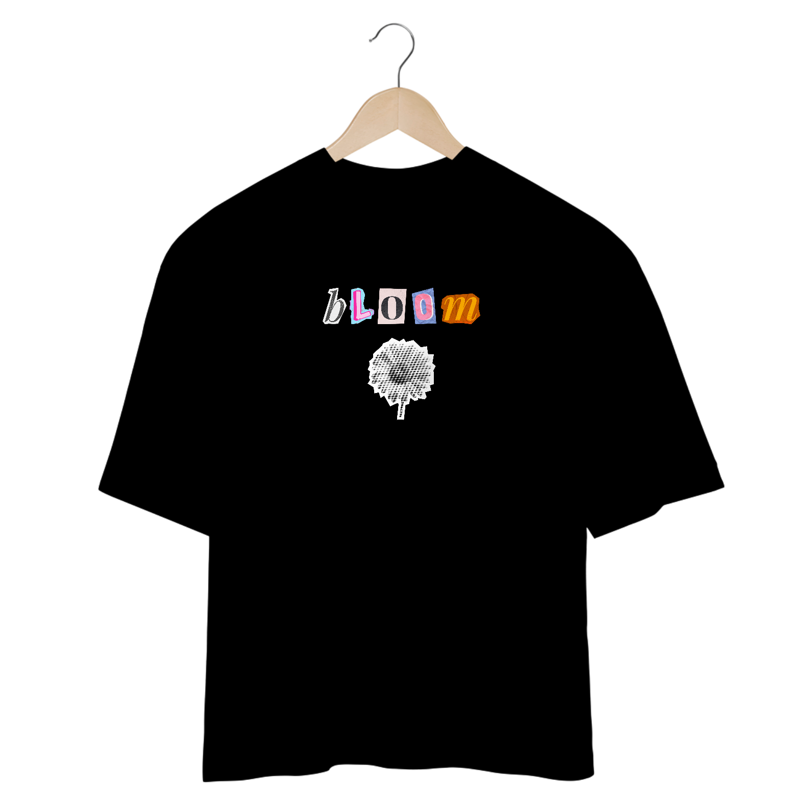 Camiseta Oversized bloom 