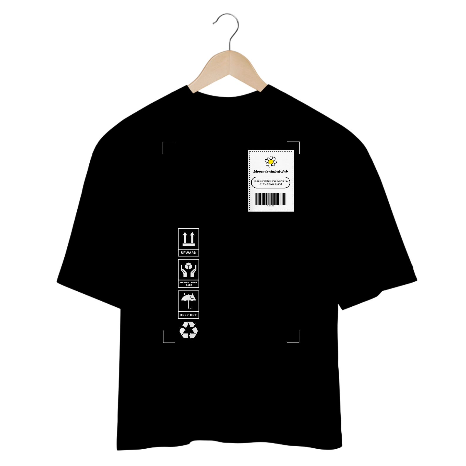 Camiseta Oversized bloom 