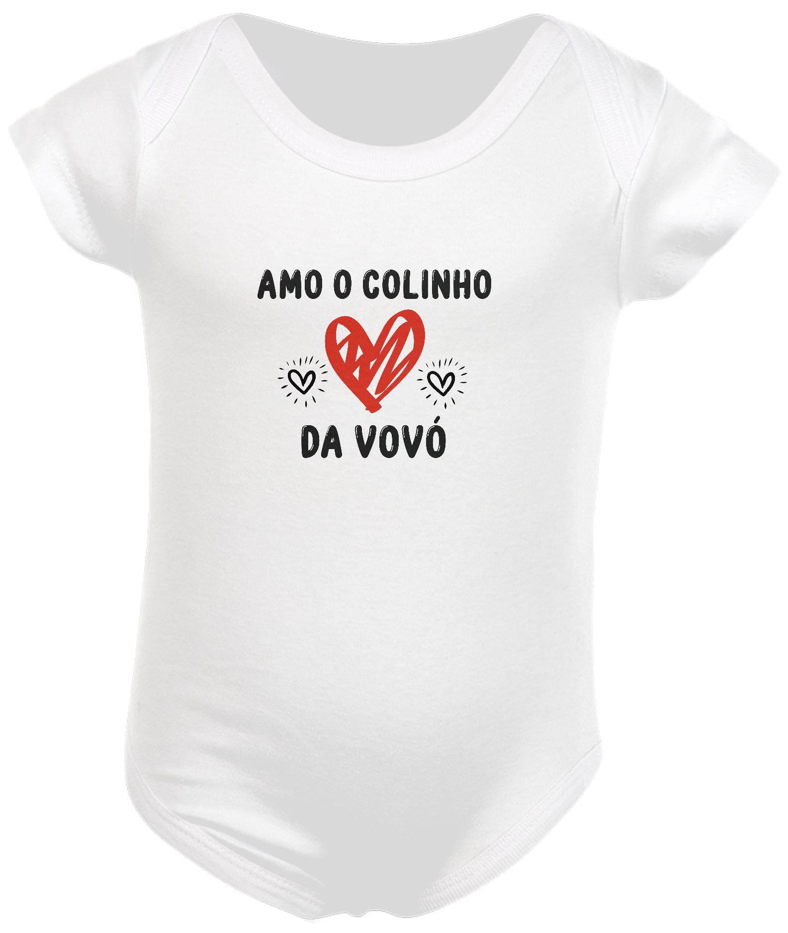 Body infantil amo o colinho da vovó