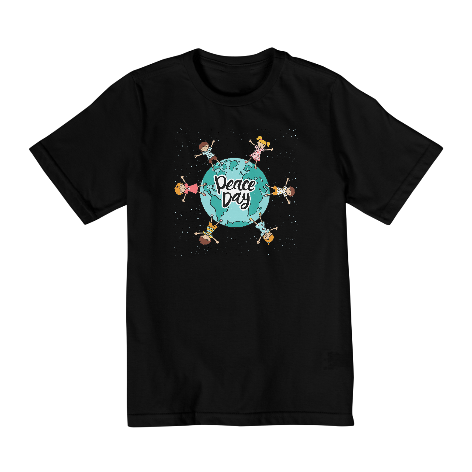 Camiseta infantil peace day
