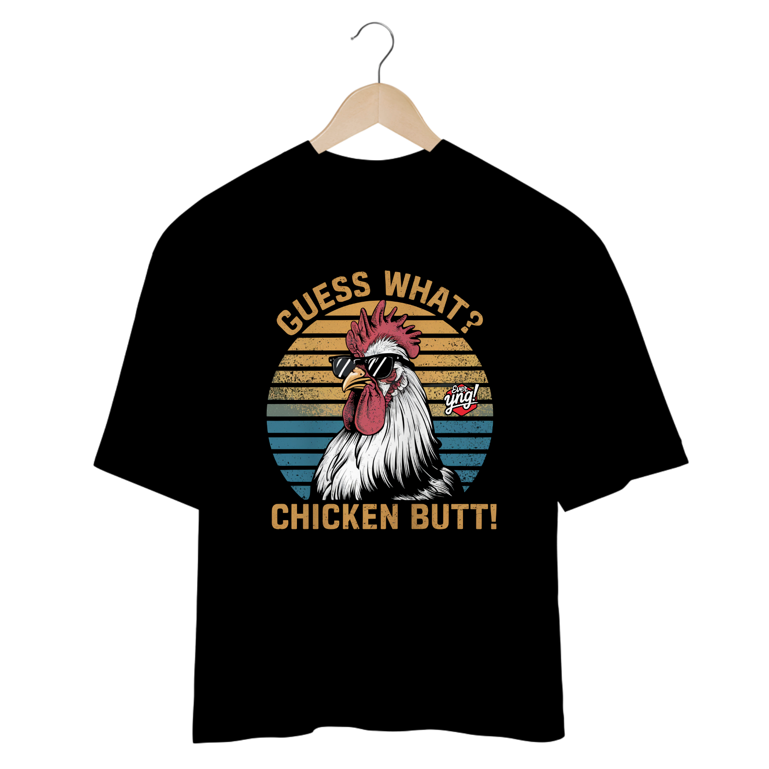 Adivinha O Que? Bunda de Frango! Camiseta Plus Size