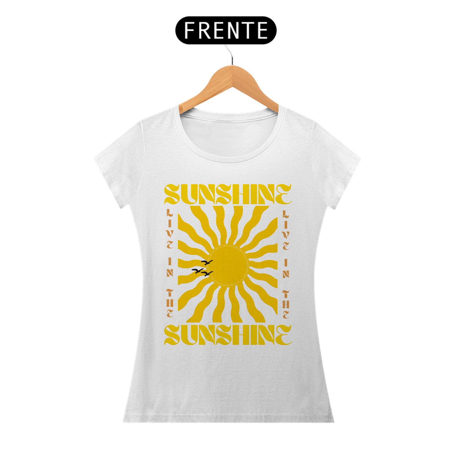 Camiseta Baby Long - Live in the Sunshine