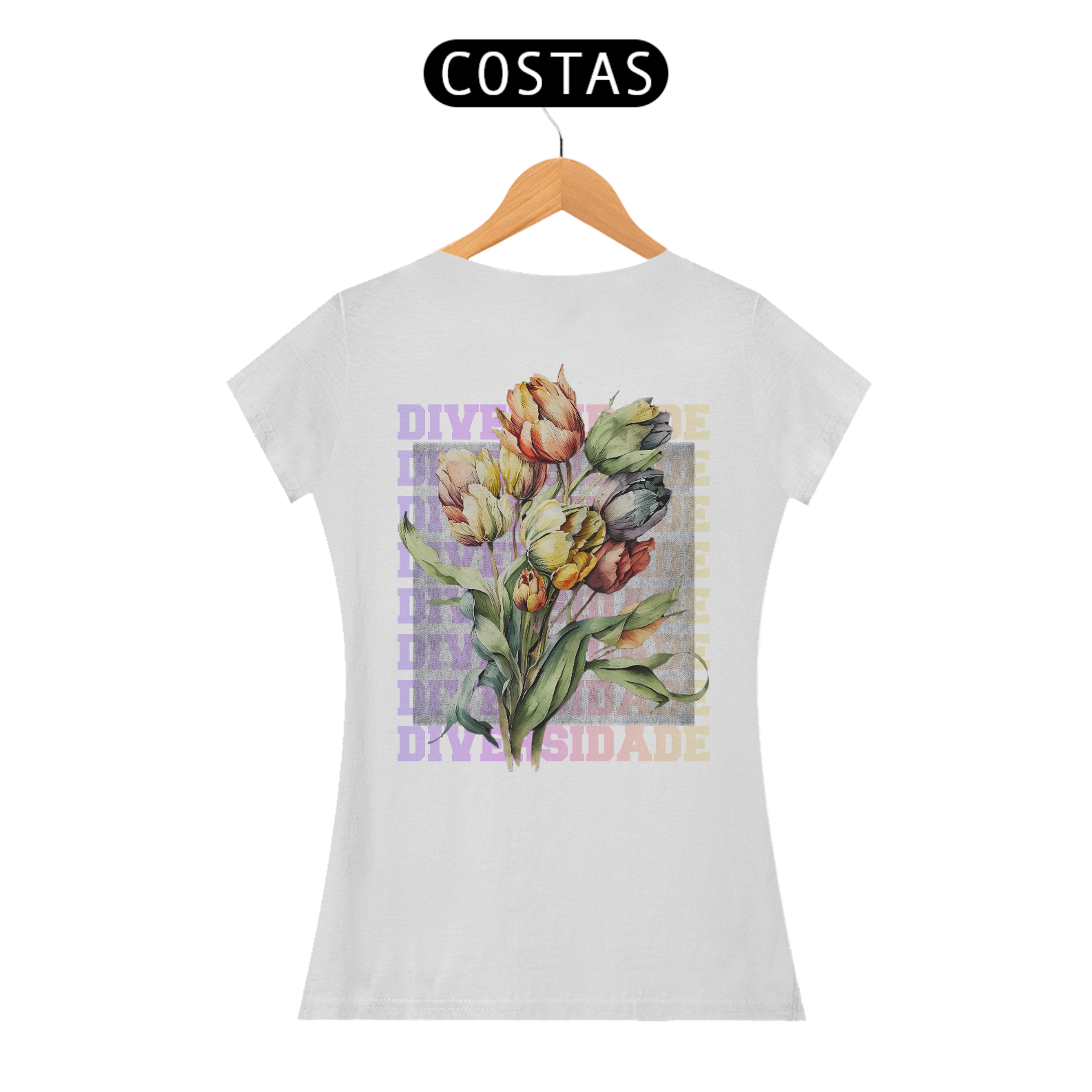 Camiseta Baby Long - Diversidade