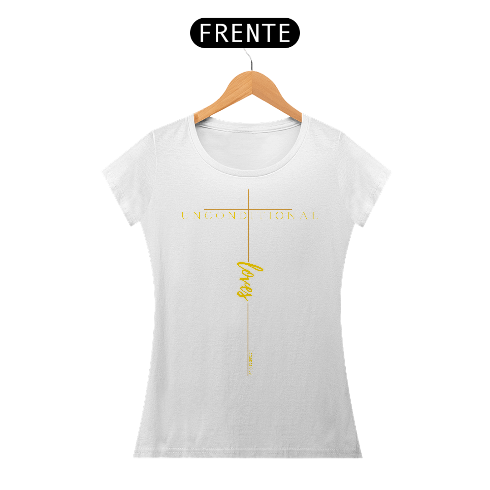 Camiseta Baby Long - Romanos 8:30