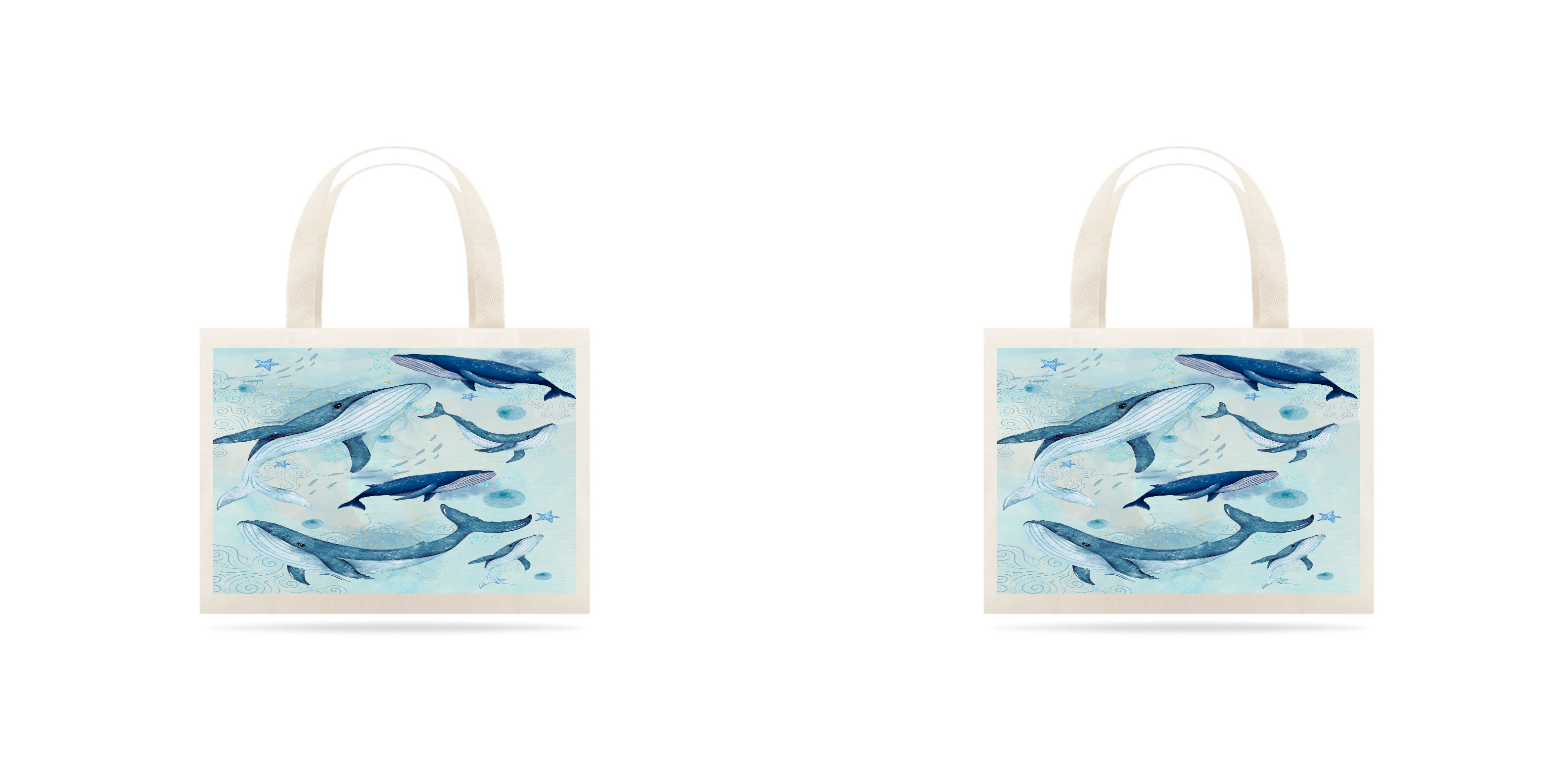 Ecobag - Baleia Azul