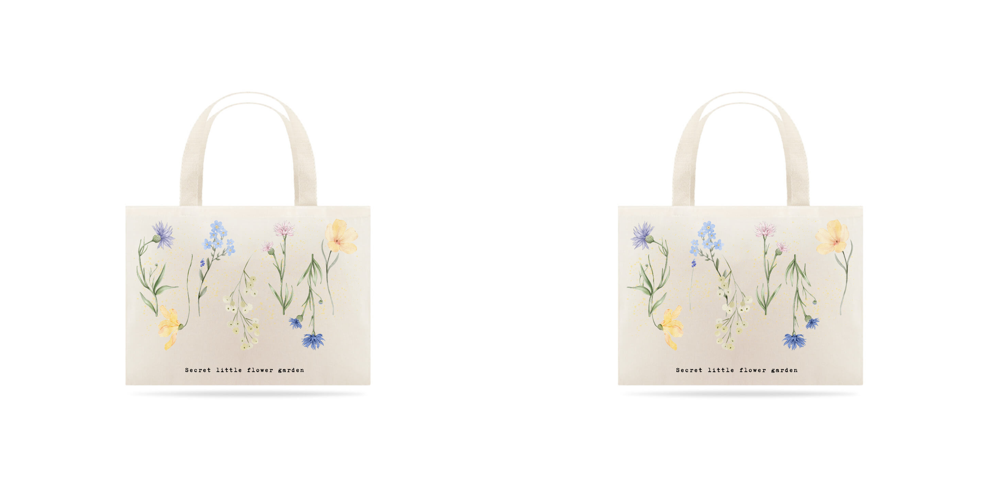 Ecobag - Secret Little Flower Garden 100% sustentável