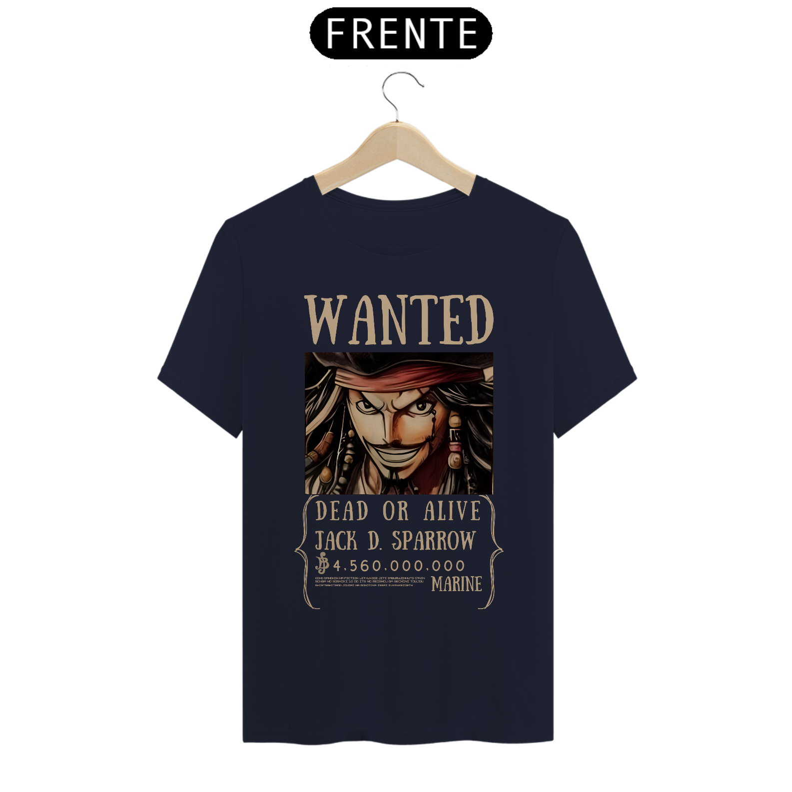 Camiseta One Piece/Jack Sparrow