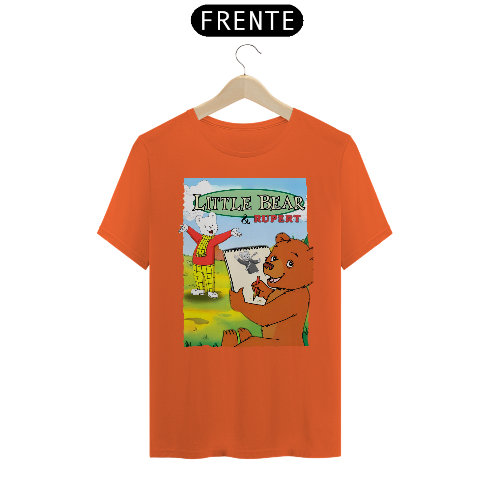 Camiseta Prime Pequeno Urso e Rupert