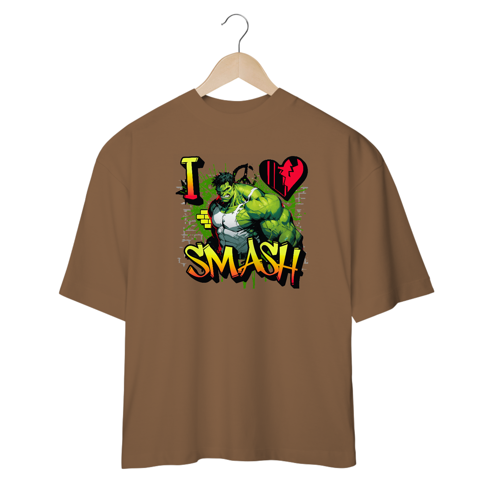 Camiseta Oversize I Love Smash