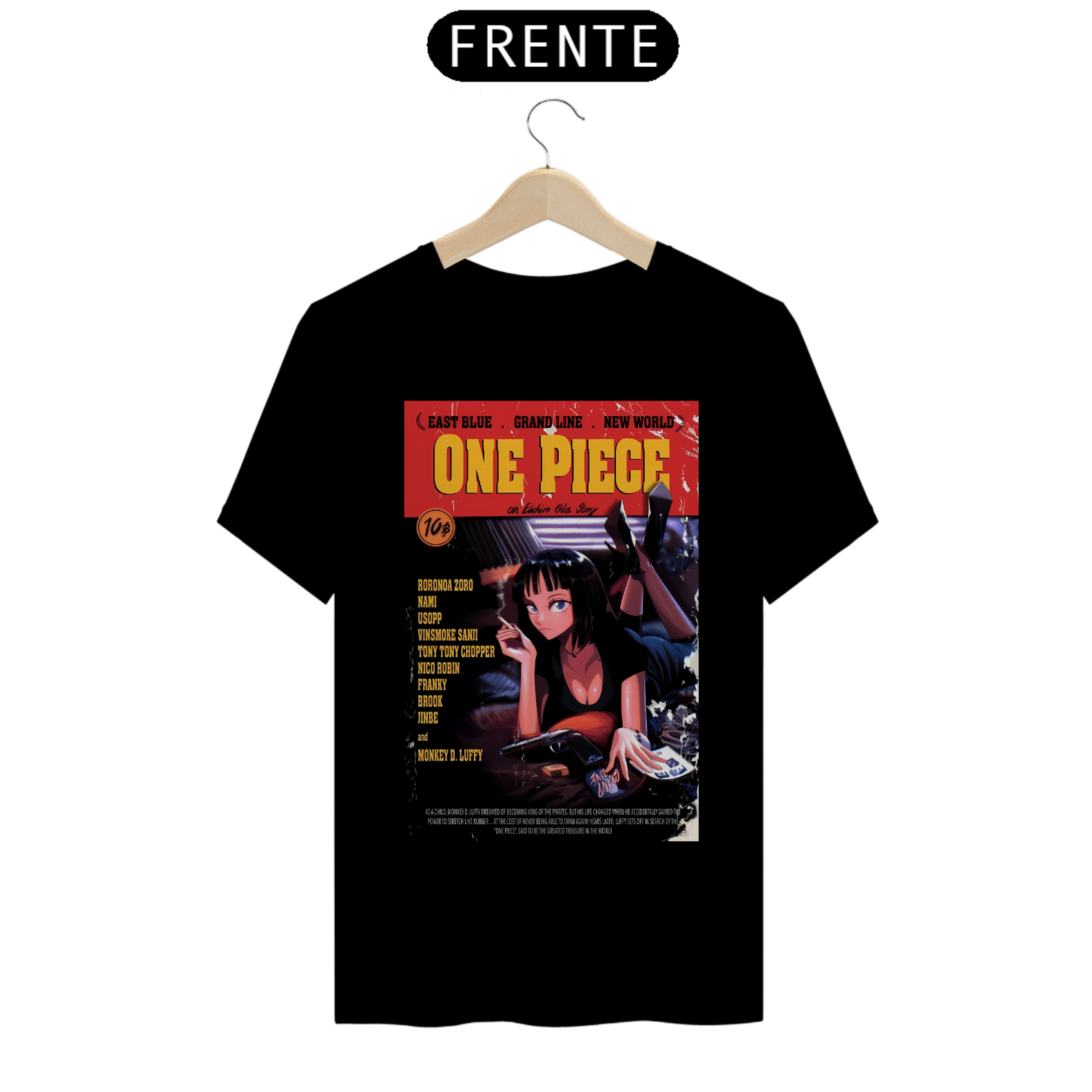 Camiseta Quality One Piece Fiction