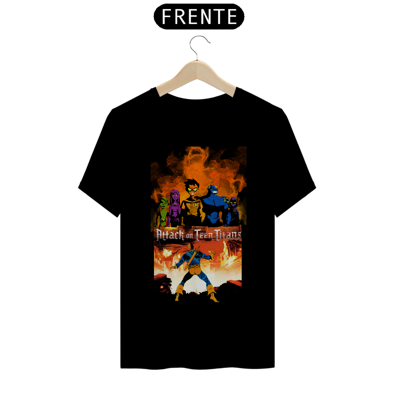 Camiseta Quality Attack on Teen Titans