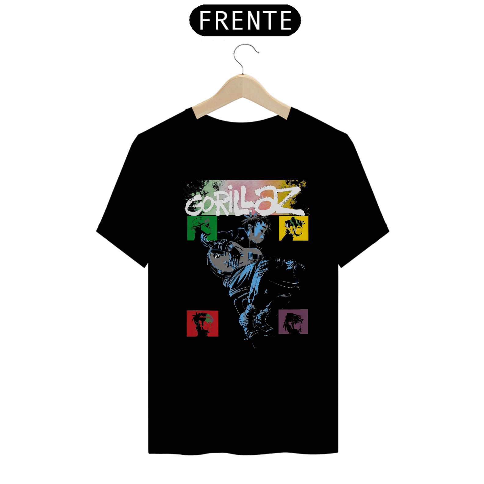 Camiseta Quality Gorillaz