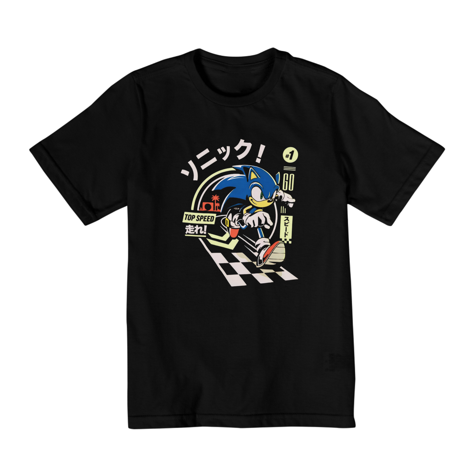 Camiseta Infantil Sonic