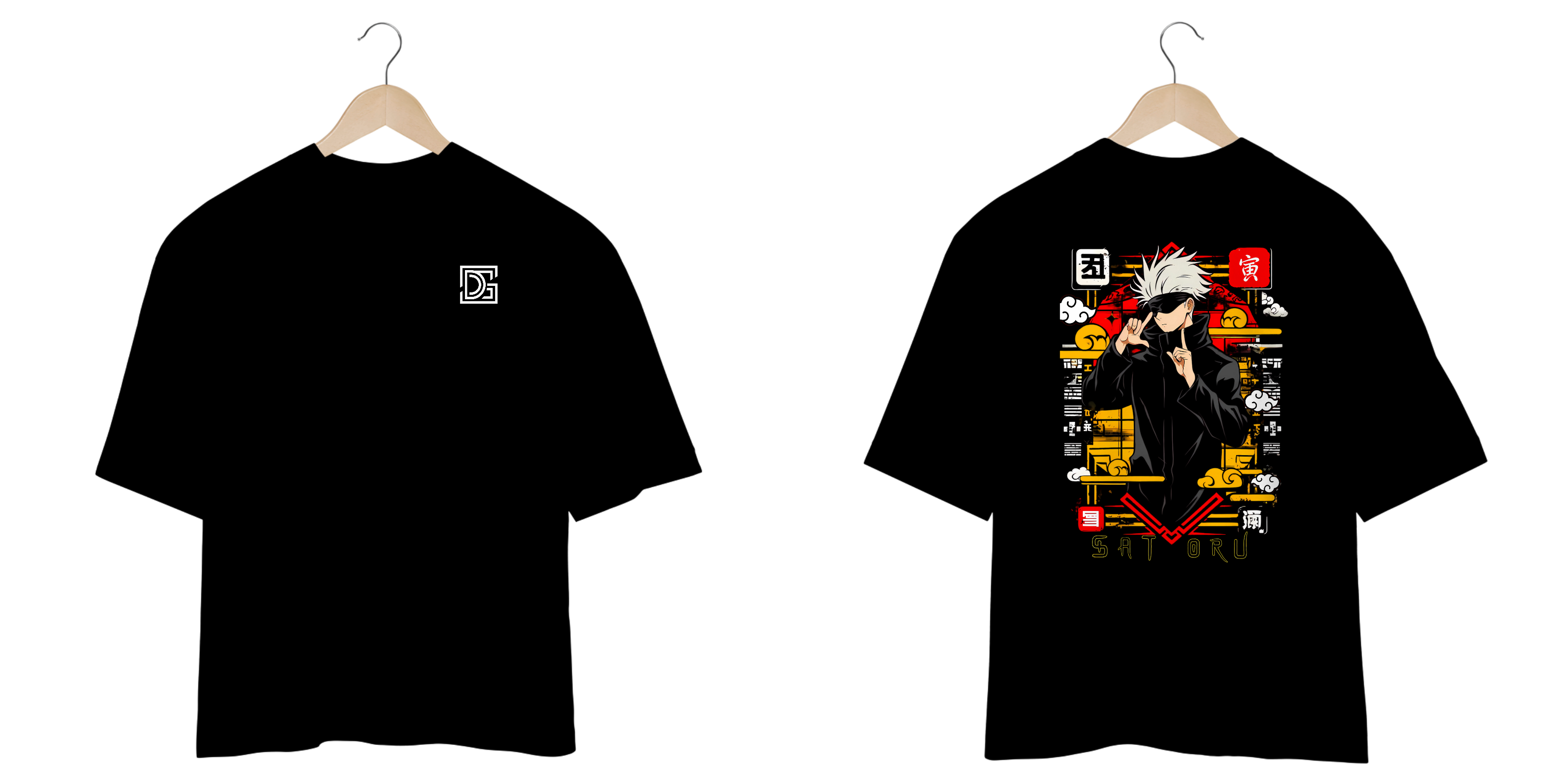 Camiseta Oversized Jujutsu Kaisen (Satoru)
