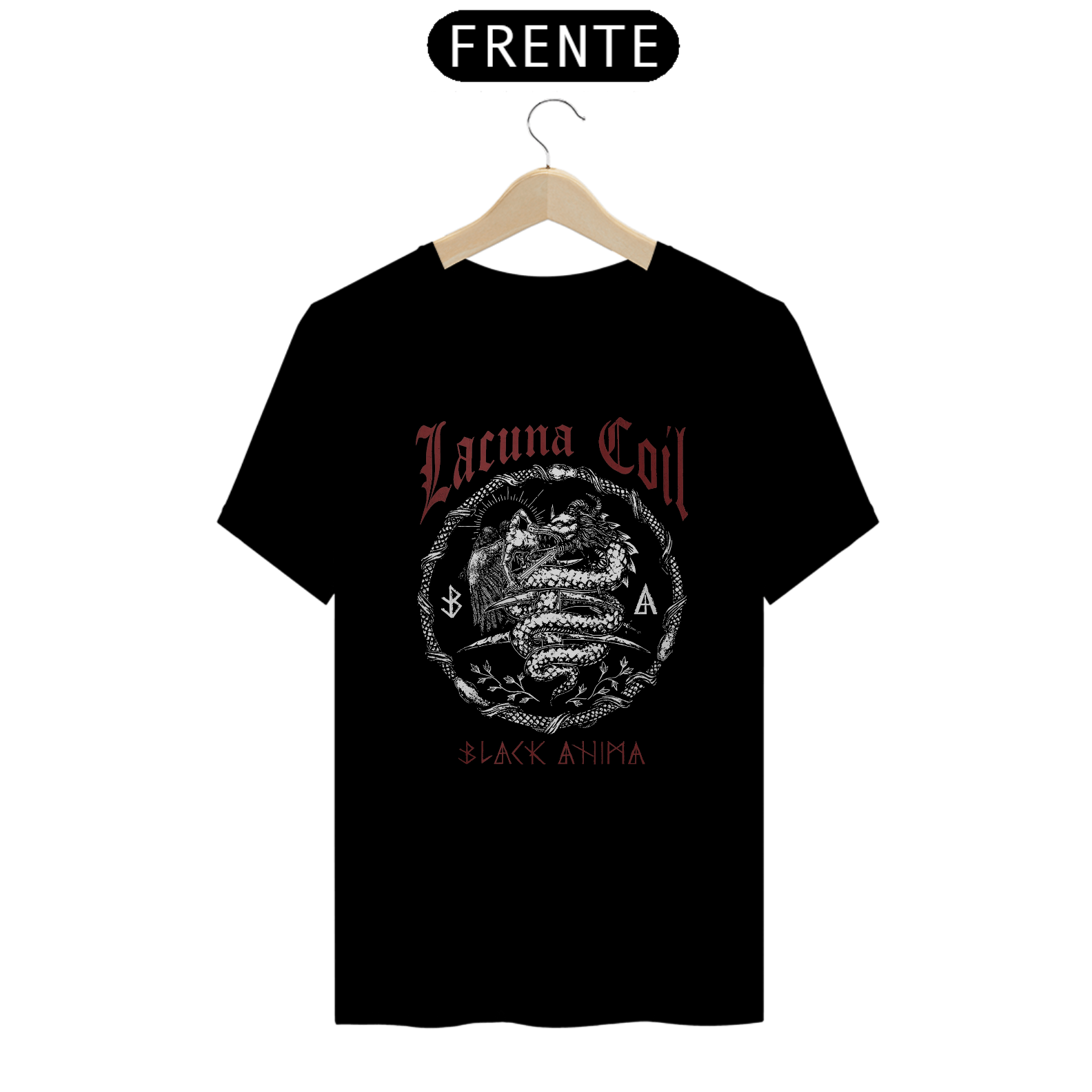 Camiseta Lacuna Coil - Black Anima