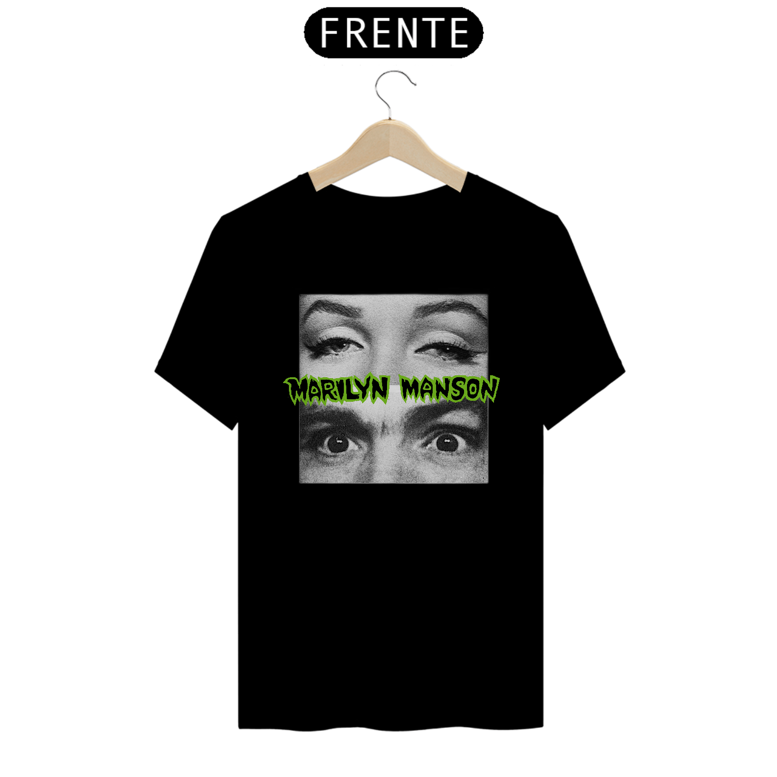 Camiseta Marilyn Manson - Marilyn Monrie/Charles Manson 
