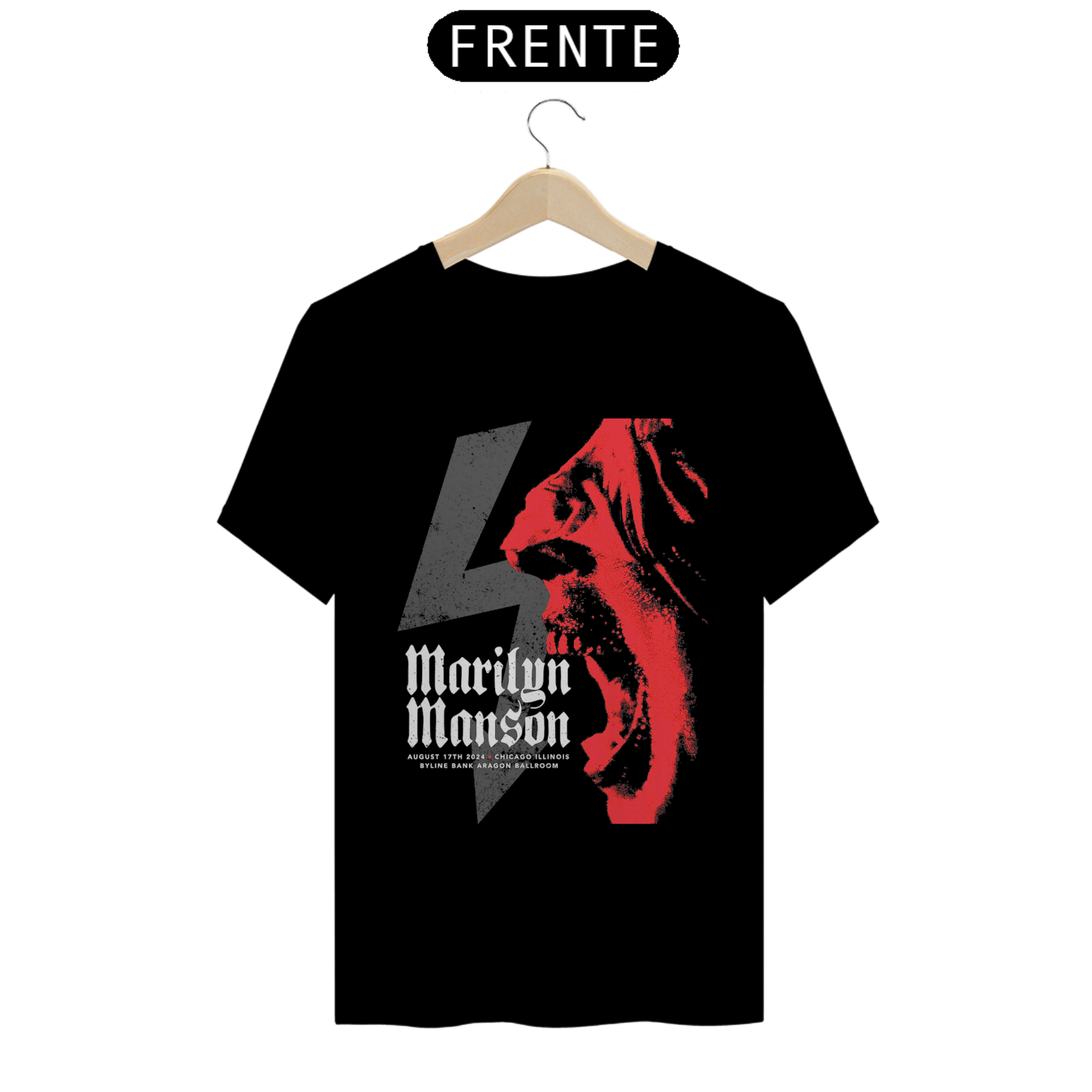 Camiseta Marilyn Manson - 2024 Tour Poster