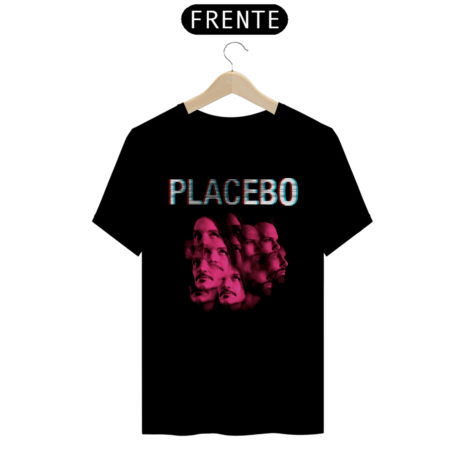 Camiseta Placebo - Band Pink