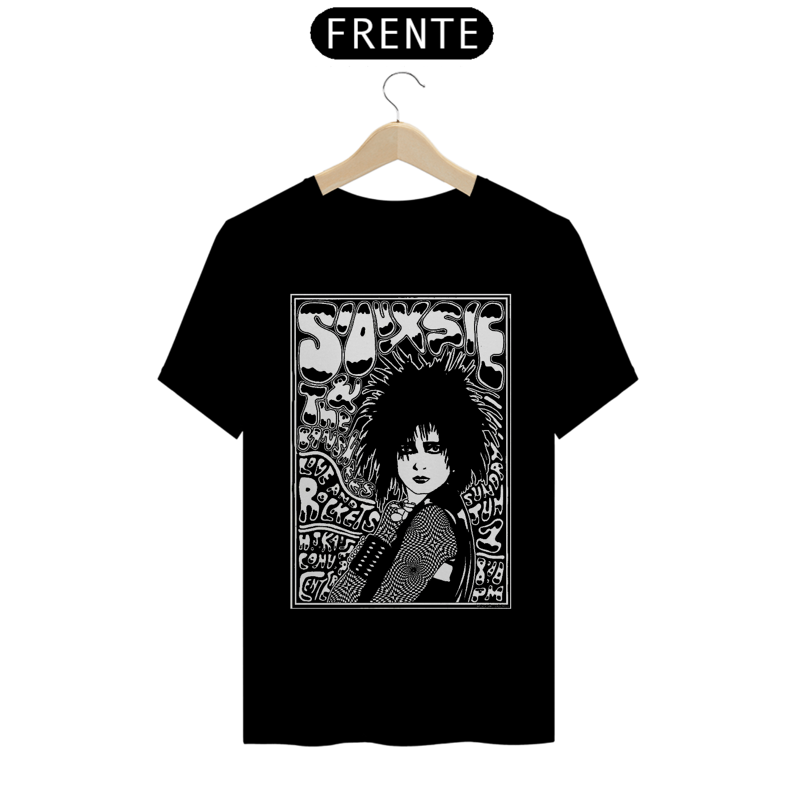 Camiseta Siouxsie And The Banshees - Vintage Poster