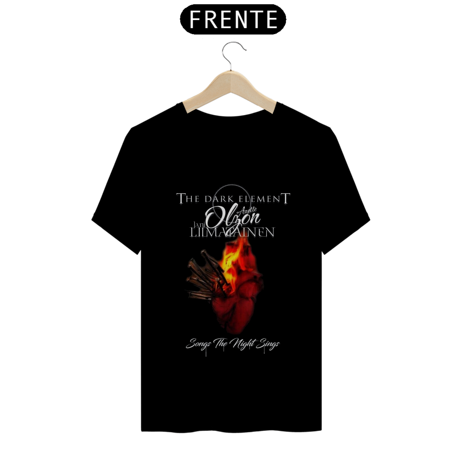 Camiseta Anette Olzon/Dark Element - Songs The Night Sings