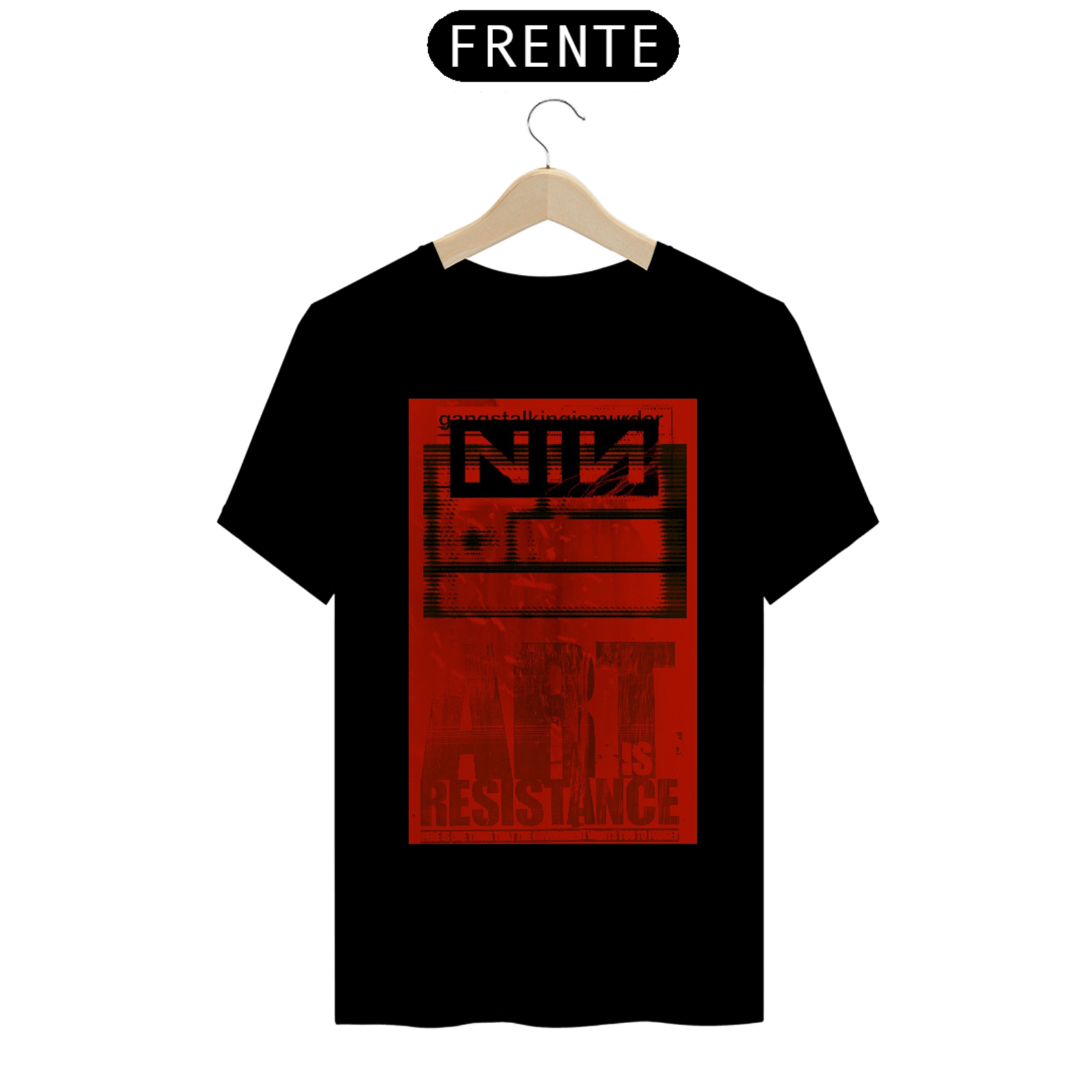 Camiseta Nine Inch Nails - Art Is Resistance