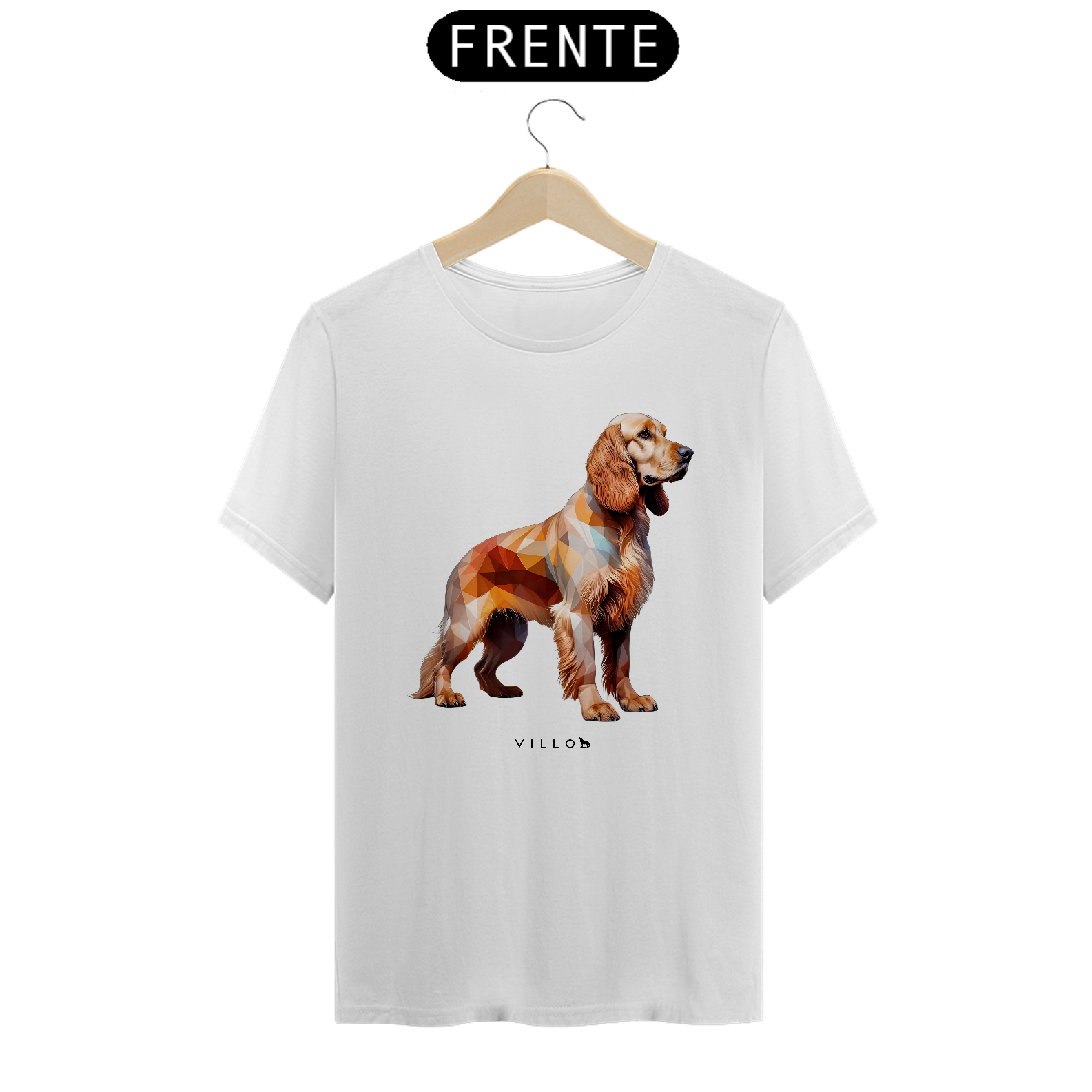 Camiseta Confort Cocker Spaniel Inglês
