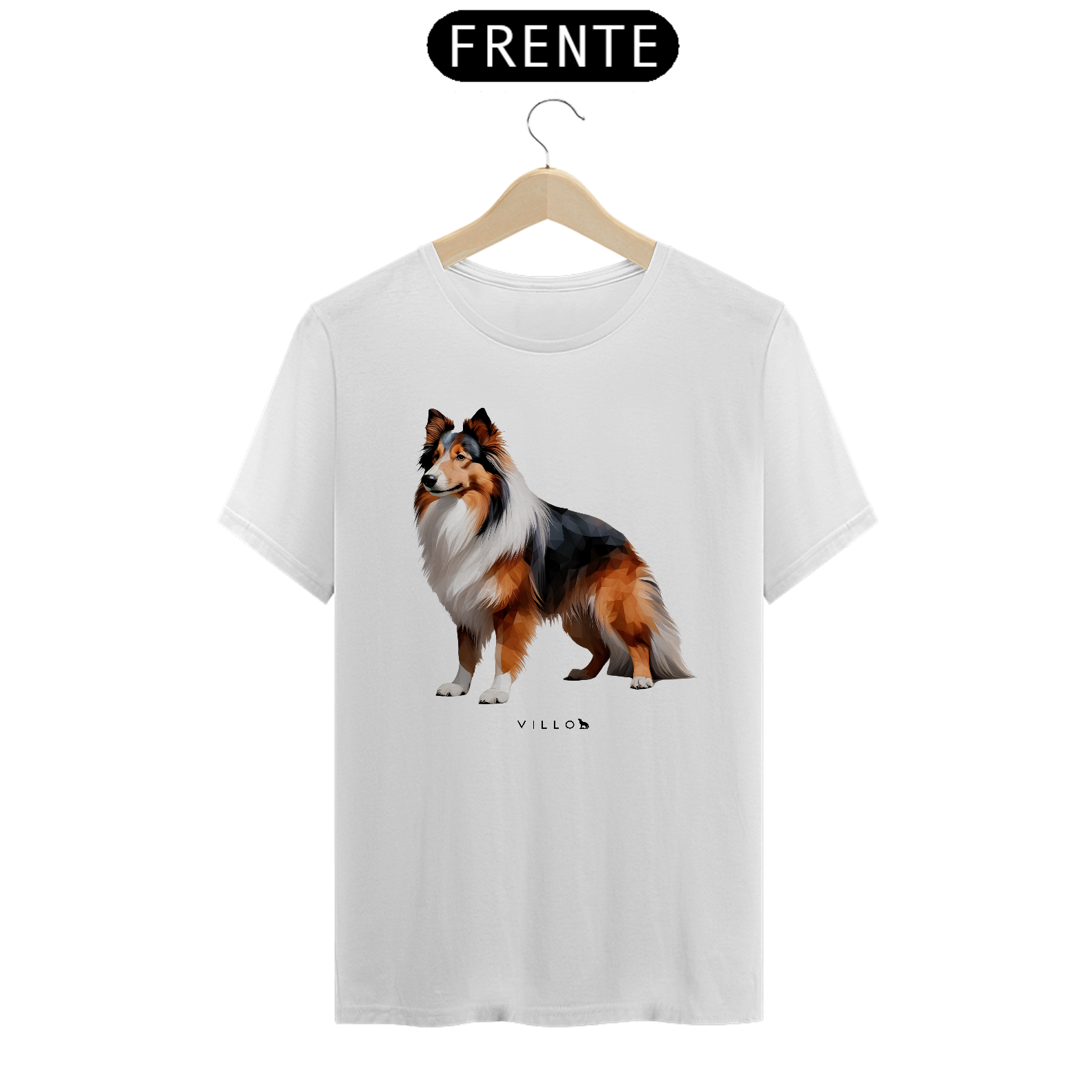 Camiseta Confort Pastor Shetland Pug 