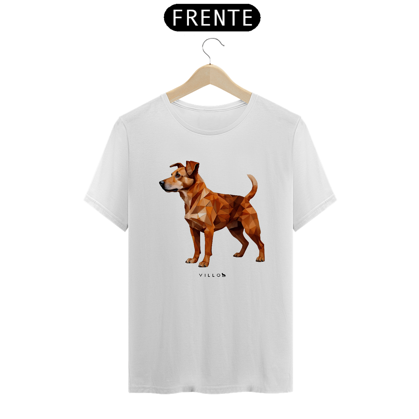 Camiseta Confort Caramelo (sem raça) 