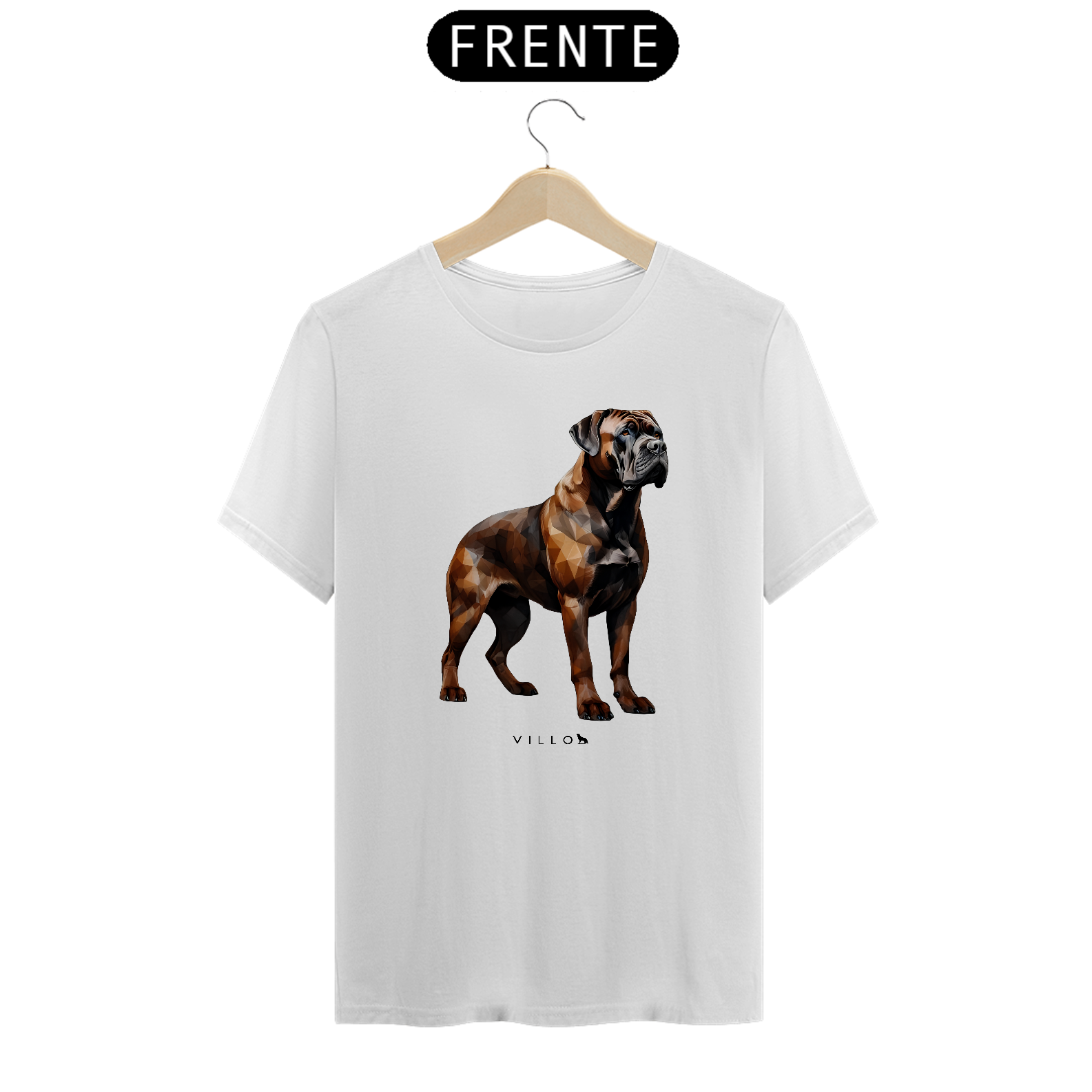 Camiseta Confort Mastim Fila Brasileiro 