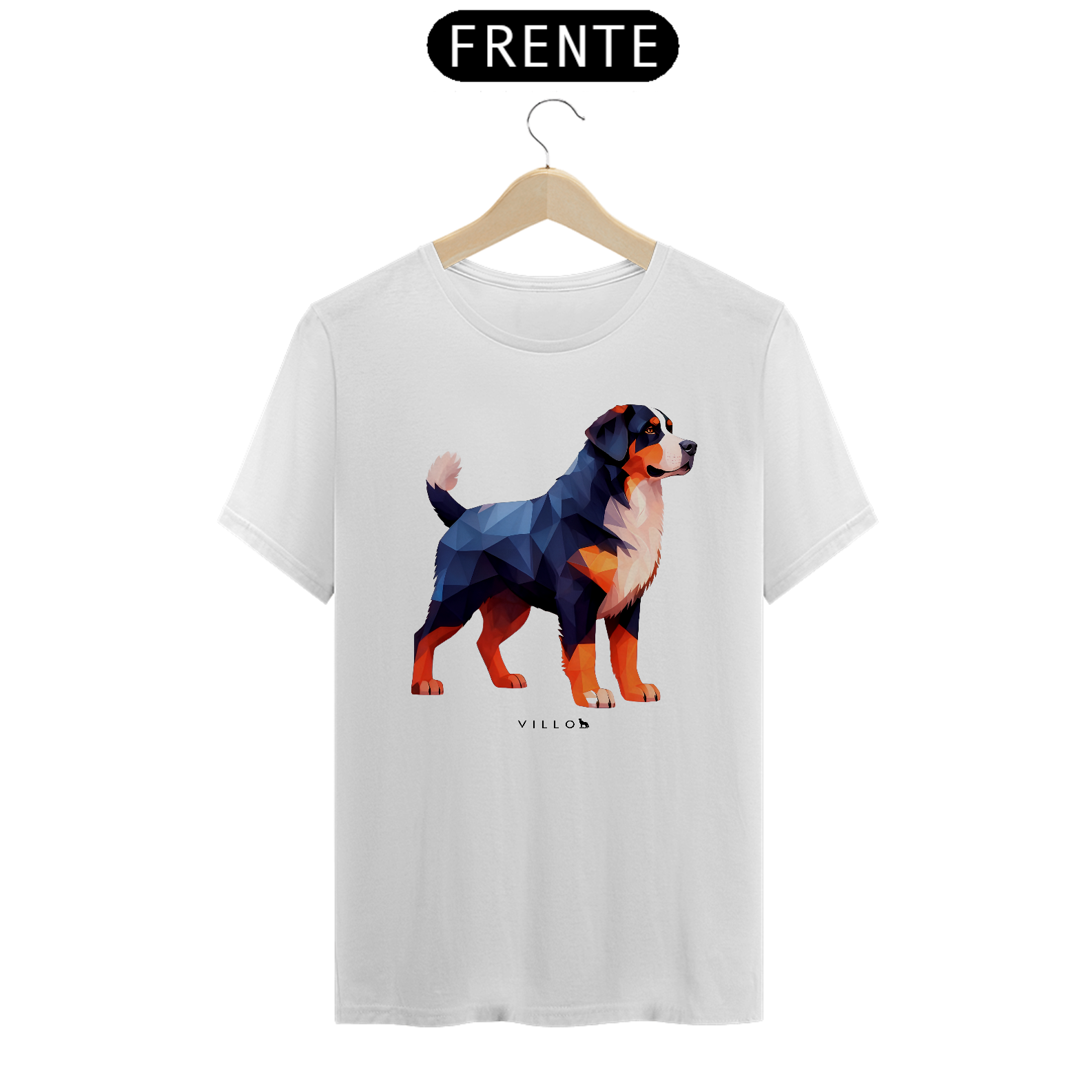 Camiseta Confort Bernese (Boiadeiro de Berna) 