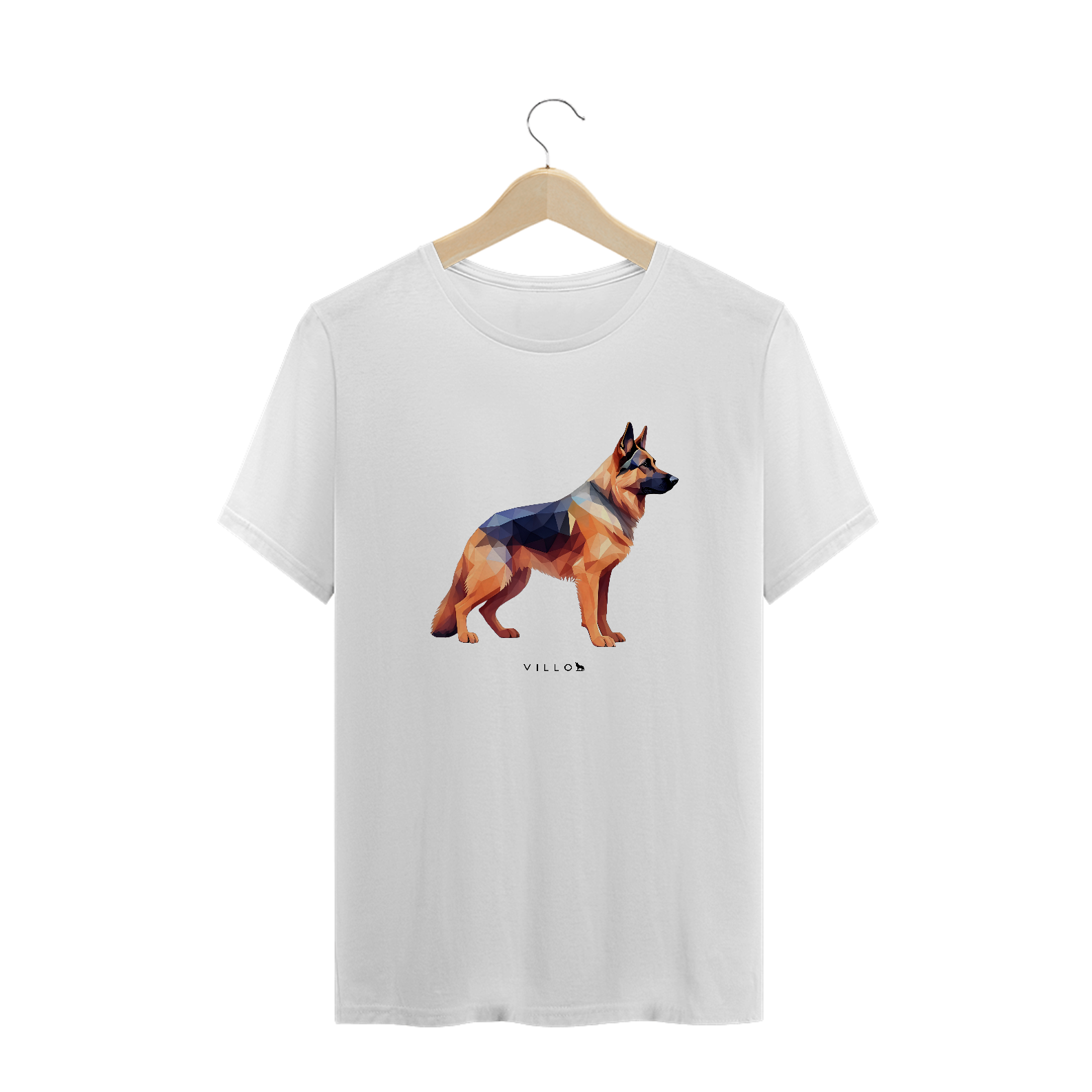 Camiseta Confort Pastor Alemão Plus Size