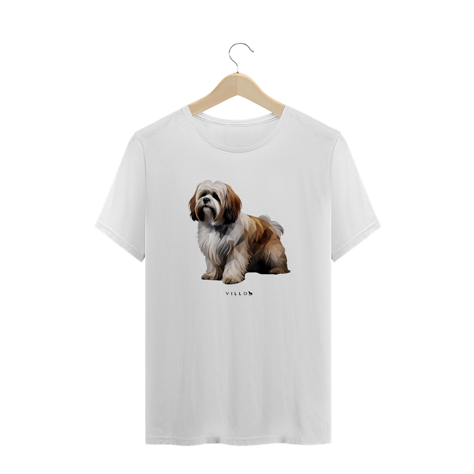 Camiseta Confort Lhasa Apso Plus Size