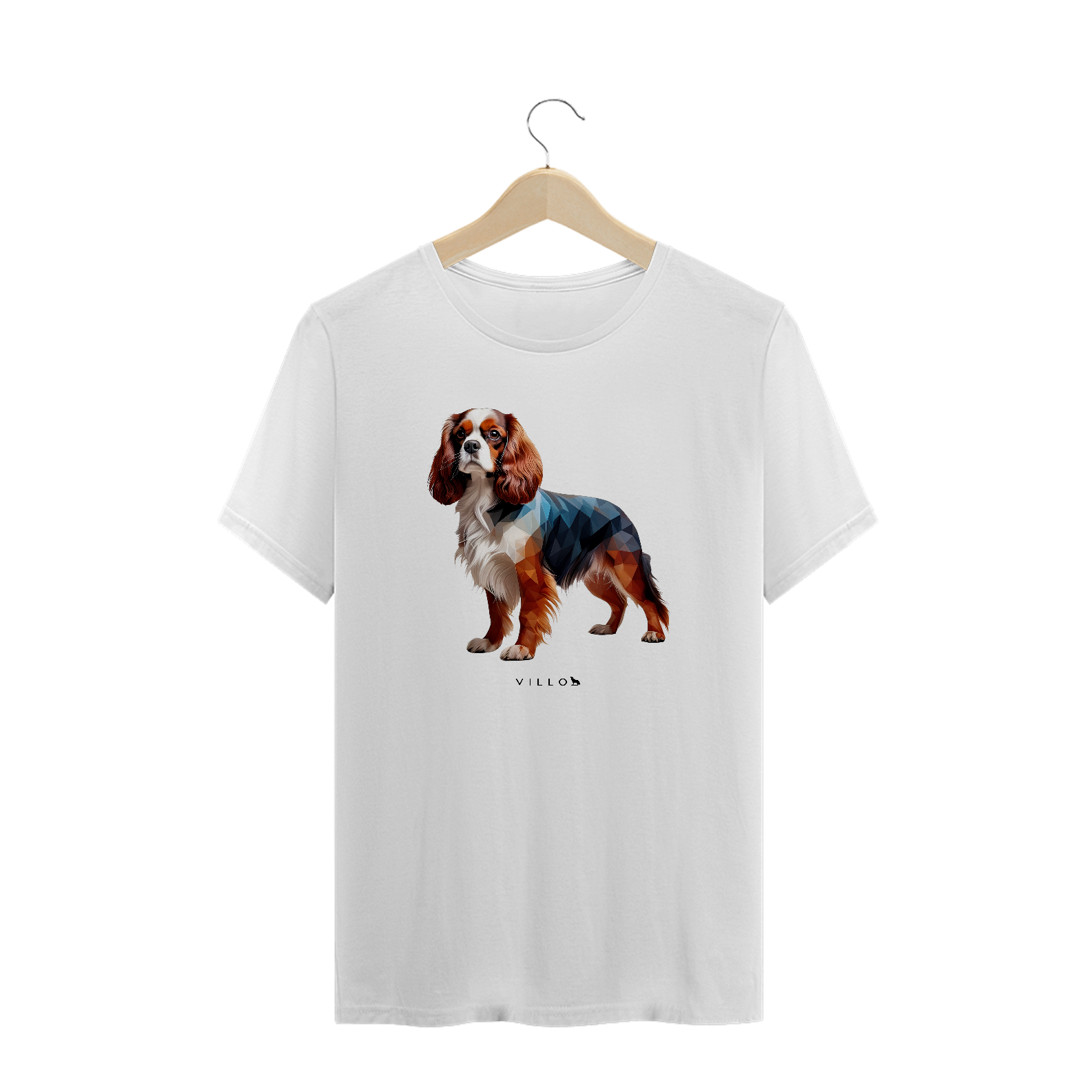 Camiseta Confort Cavalier King Charles Spaniel Plus Size