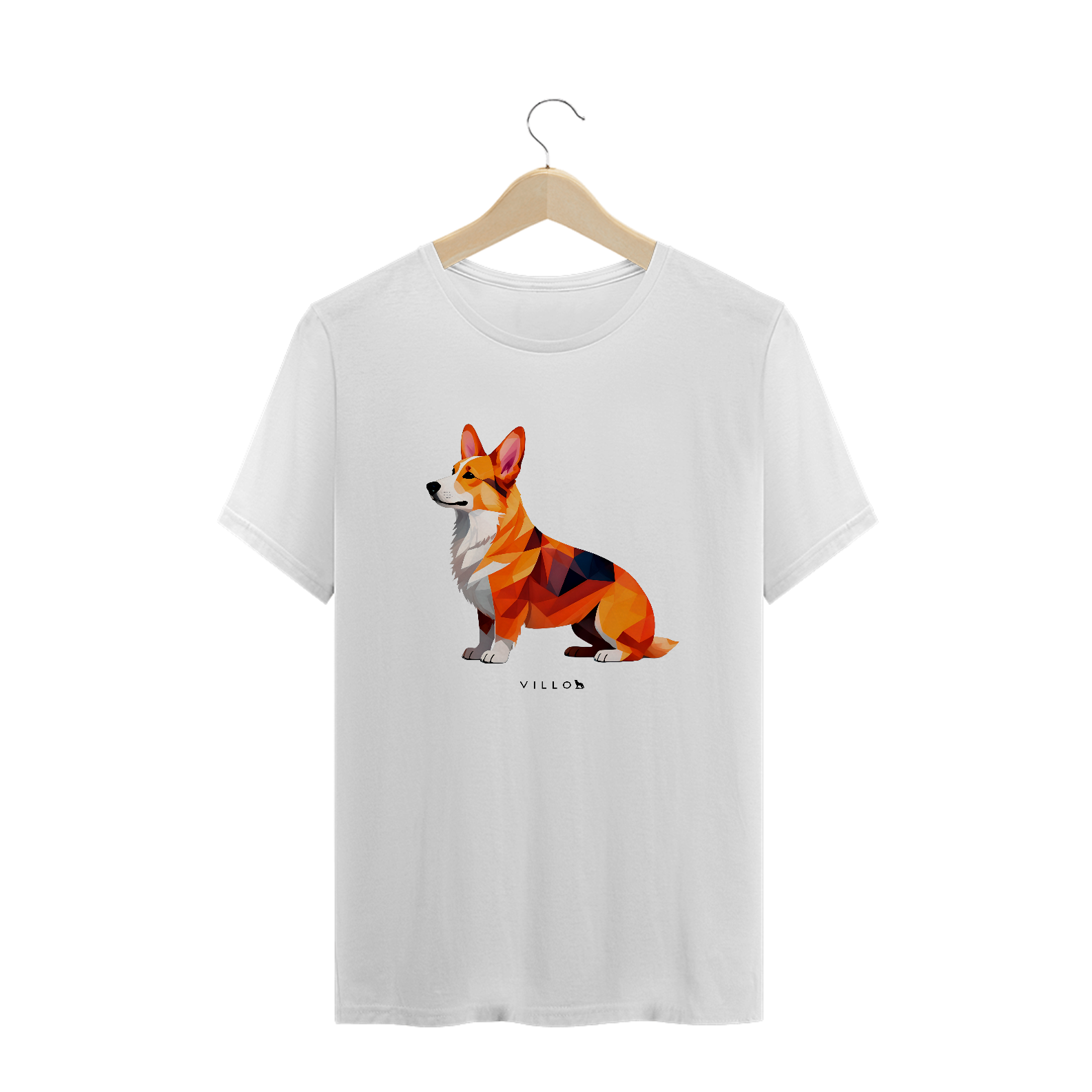 Camiseta Confort Corgi Pembroke Plus Size