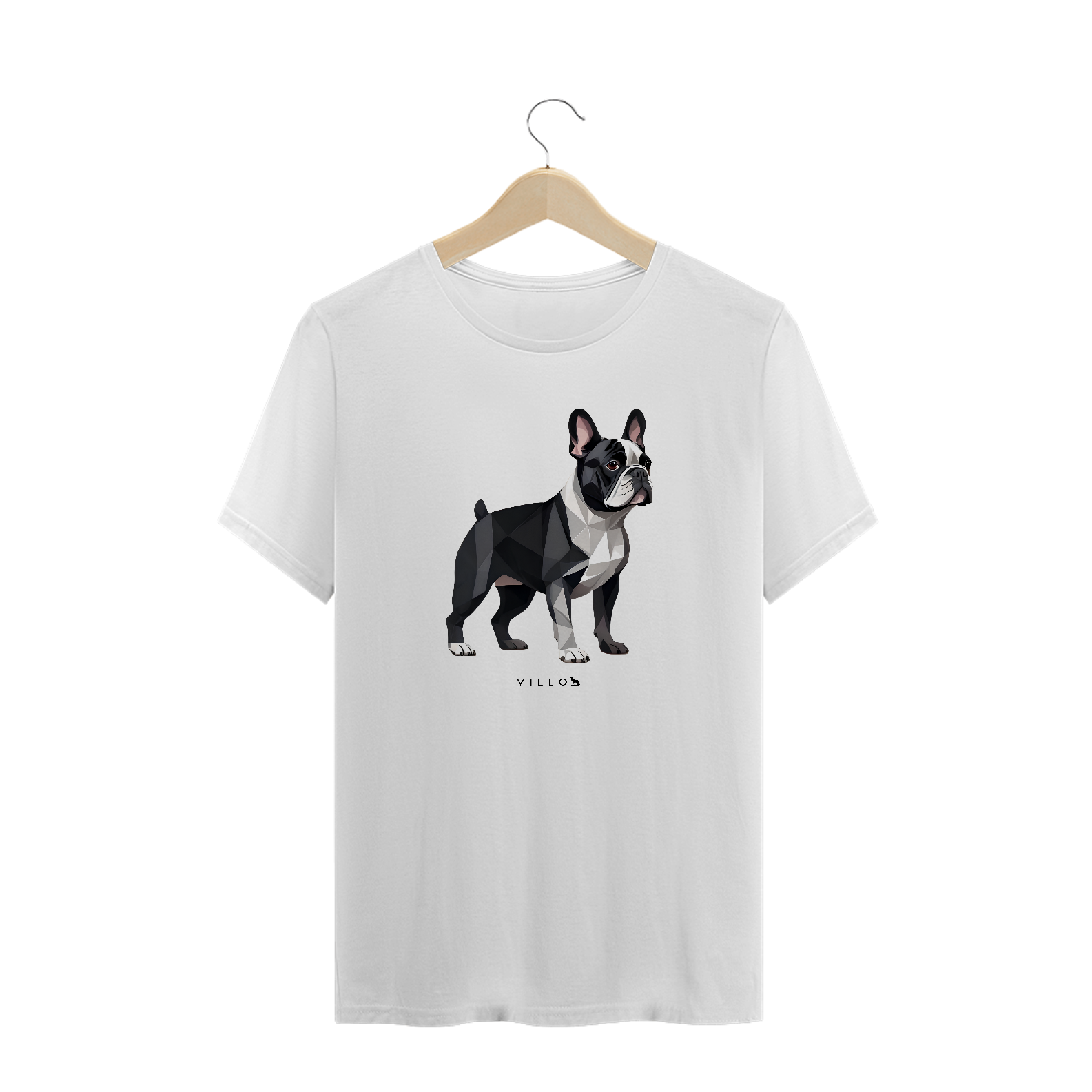 Camiseta Confort Bulldog Frânces Plus Size